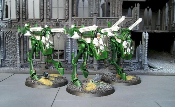 Eldar War Walker Squad by Baumkrone1000