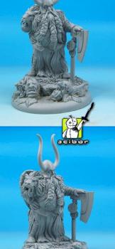Dwarf Lord 54mm scale Converted by Scibor