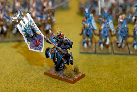 My High Elves Army: Battle Standard Bearer on Steed by gishikawa