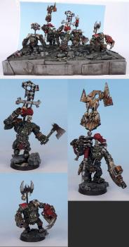 Ork Nobz Mob - GD Finalist! by Countersunk81