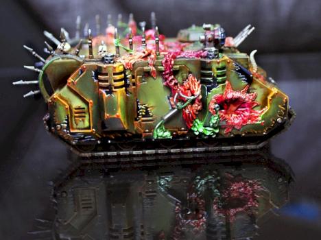 Chaos Space Marine Rhino des Nurgle by Kivi