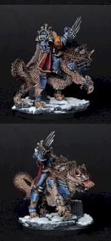 Space Wolves Canis Wolfborn on Thunderwolf by BloodyBeast.com