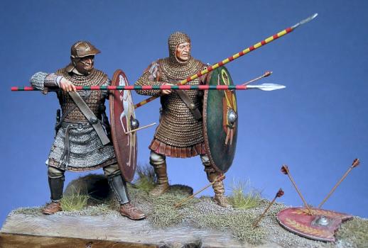 Heavy Roman Infantrymen - Battle of Rhesaena by 59roadking
