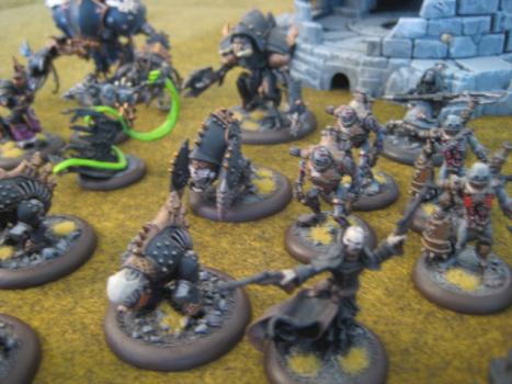 Painted Cryx Army by Xenocidal Maniac