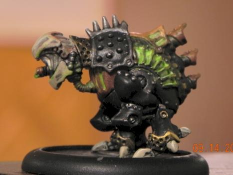 Cryx Nightwretch - Tabletop painted - Side by Morinsane