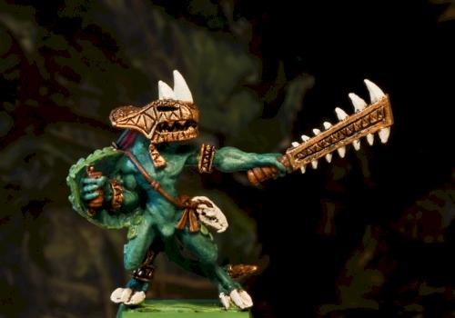Lizardmen Skink Chief by Ceregon