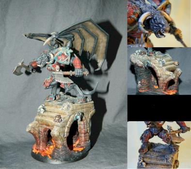 Renegade Minotaurs Daemon Prince by Solid_Treats