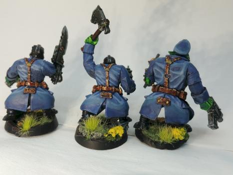Kromlech assault Greatcoats (backs) by Niexist