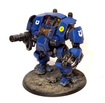 Ultramarines Redemptor Dreadnought by Grim Factorum