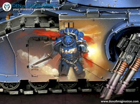 Ultramarines freehand by DEN of IMAGINATION