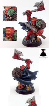 Gurzag Ironskull from Shadespire by Black Fortress Painting