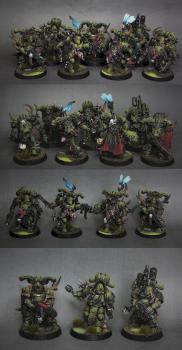 Death Guard Nurgle Plague Marines by wilkzswetra
