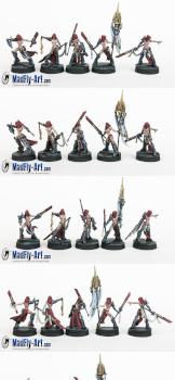 Sisters Davidians Command Group by MadFlyArtStudio