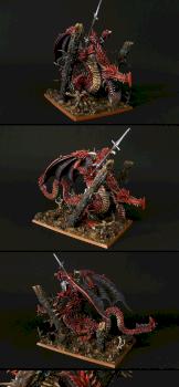 Blood Dragon Vampire on a Red Dragon by Stanley