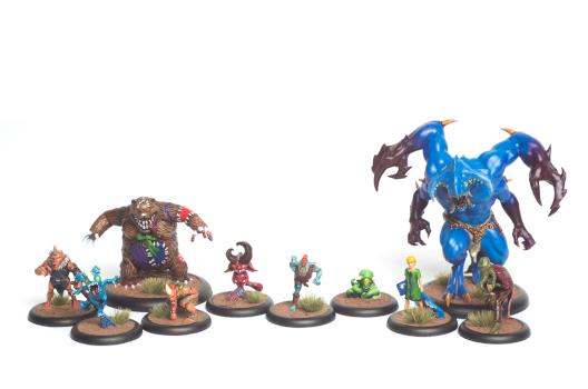 Malifaux Dreamer Crew and Teddy by Gabeszrpg