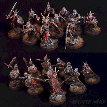 Skeleton warriors by GelotteMinis