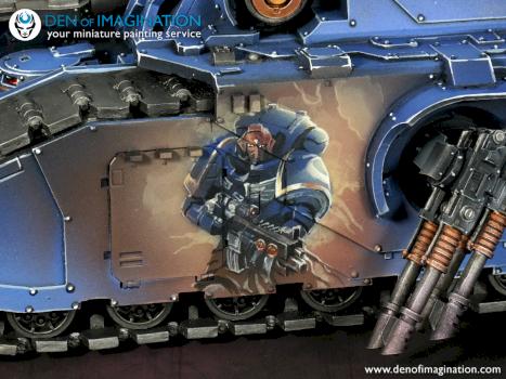 Ultramarines freehand by DEN of IMAGINATION