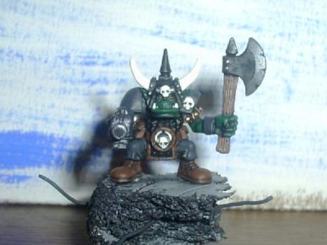 Close combat Ork by manicpainter
