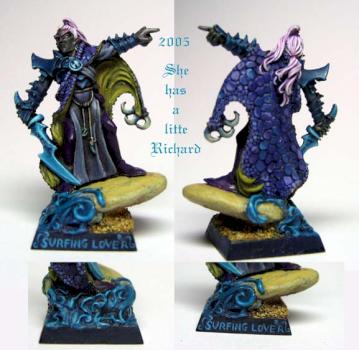 Surfing lover-Dark Elf Corsair by MaRysia