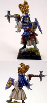 Bretonnian Grail Knight on Foot by TheDarkKnight