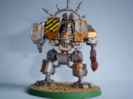 Chaos Iron Warriors Dreadnought Front View by Sentai