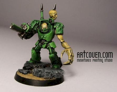 Nurgle Terminator Lord by artcoven