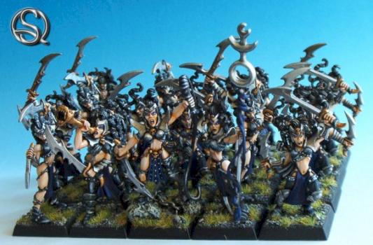 DE Witch Elves (Cult of Slaanesh) by SnaQ