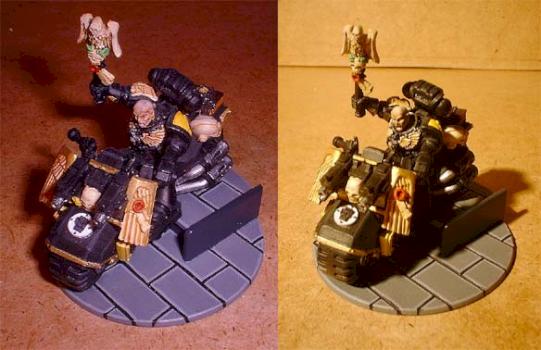Imperial Fist's Biker Chaplain by Starscream