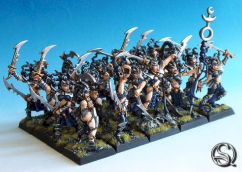 DE Witch Elves (Cult of Slaanesh) by SnaQ
