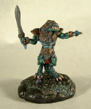 Lizardman Tyrant Leader by yarddawg