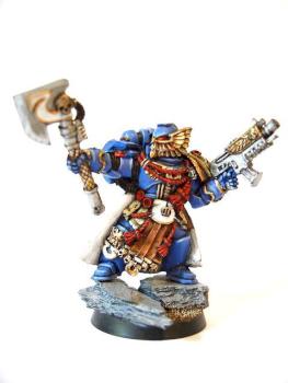 Ultramarine honour guard by Stupidlittleboy