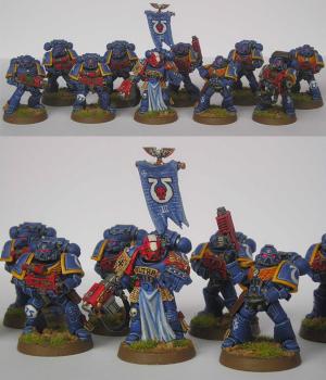 Ultramarine Tactical Squad by Brother Dimitrius