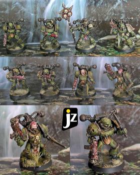 Nurgle Death Guard Plague marines squad by josez