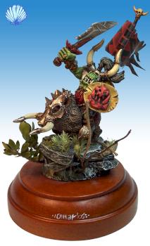 Orc Hero on Boar by shell