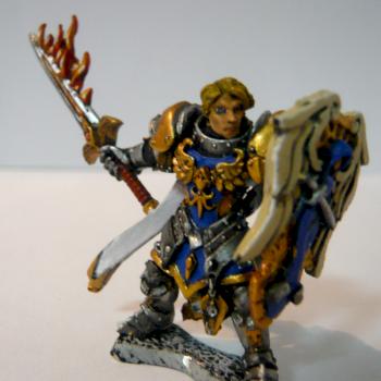 Reaper Paladin with Flame Sword by Tzwenne