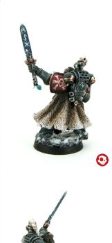 Space Wolf Rune Priest by kreativerlemming