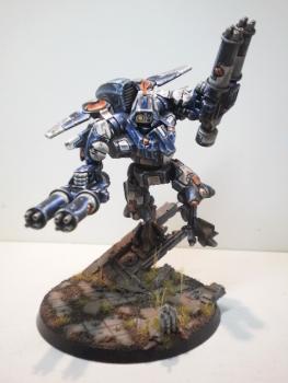 Tau XV-9 Hazard Crisis Suit - Darkside Cadre by 40kshowcase