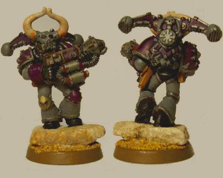Chaos Space Marine - Flamer (repost) by fusion711