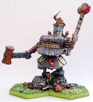 Machine de Guerre Naine avec marteaux :: Front by David G