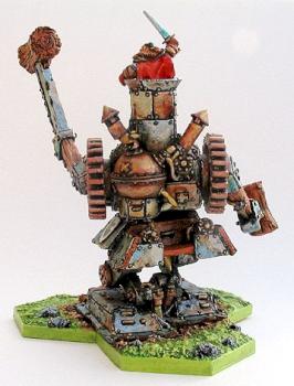 Machine de Guerre Naine avec marteaux :: Back by David G