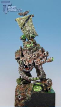 Space Marines with heavy bolter - multiple views by Manumilitari