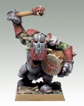 Black Orc Drummer by Chortos