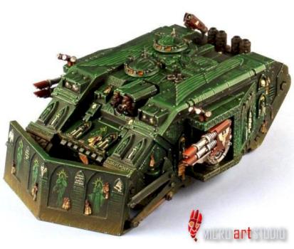 Dark Angels Land Raider Pre-Heresy Style by Hortwerth
