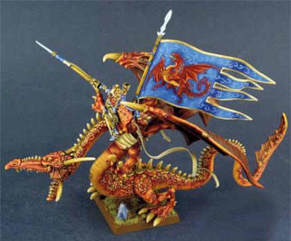 Warhammer High Elves Imrik Dragon by Scibor