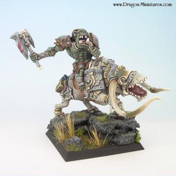 Orc on Brontops by RagingBull