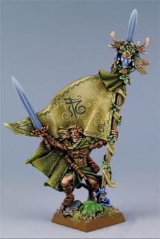 WARHAMMER Wood Elf Standard Bearer by Scibor