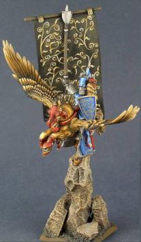 Bretonnian Pegasus Knight by Lasota