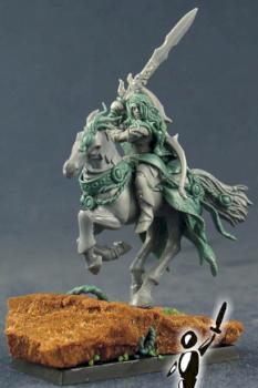WARHAMMER Wood Elf Highborn mounted with Great Weapon CONVERTED by Scibor