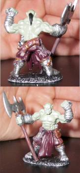 Gowron: conversion from Reaper "Gungor 1/2 Orc Monk" model by destructorprime
