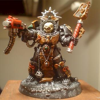 Dark Angels Interrogator Chaplain by Yajnaji